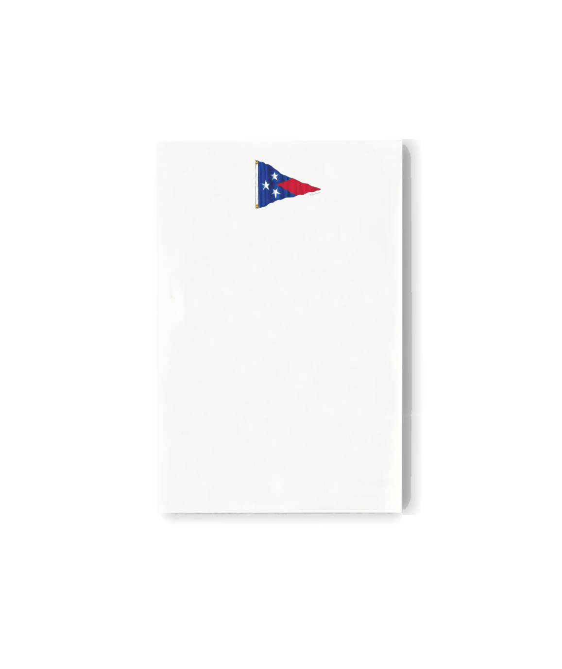 Edgartown Yacht Club Notepad (Burgee)- Large