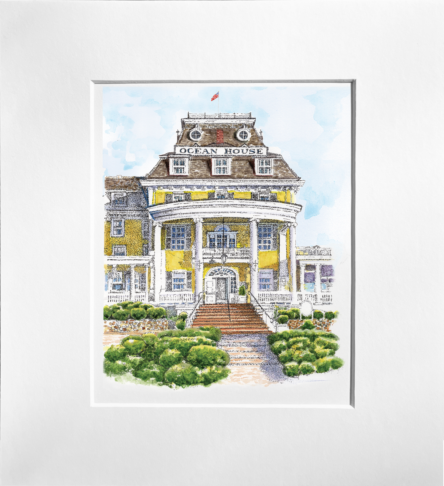 Ocean House Print