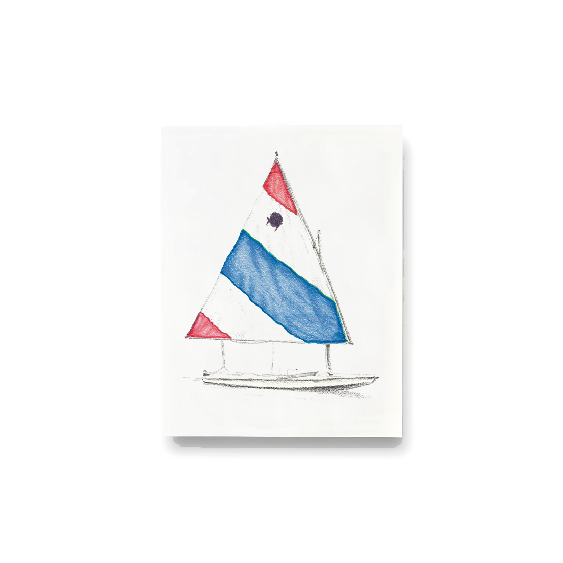 Red, White, and Blue Sailboat Notecards