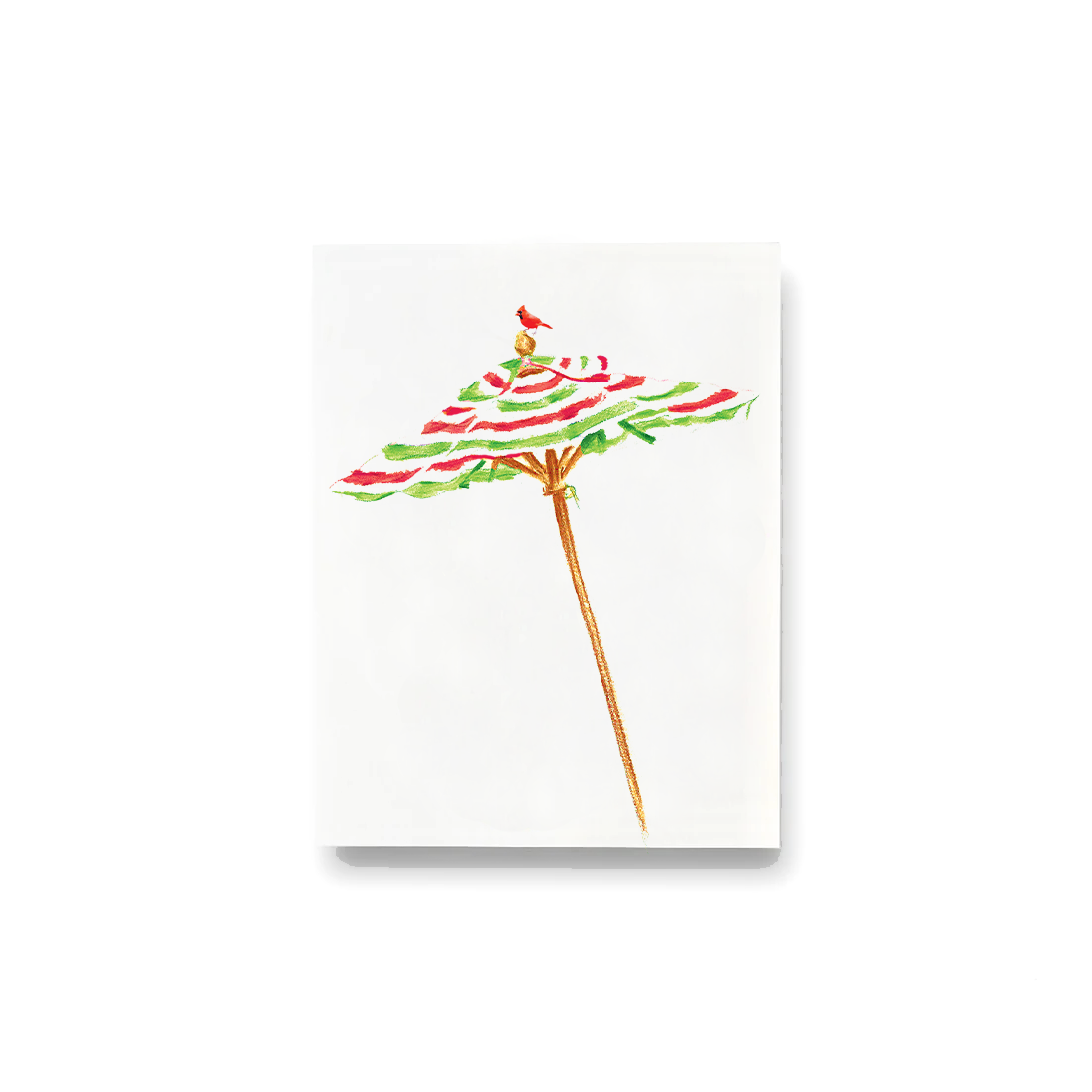 Cardinal Umbrella Notecards