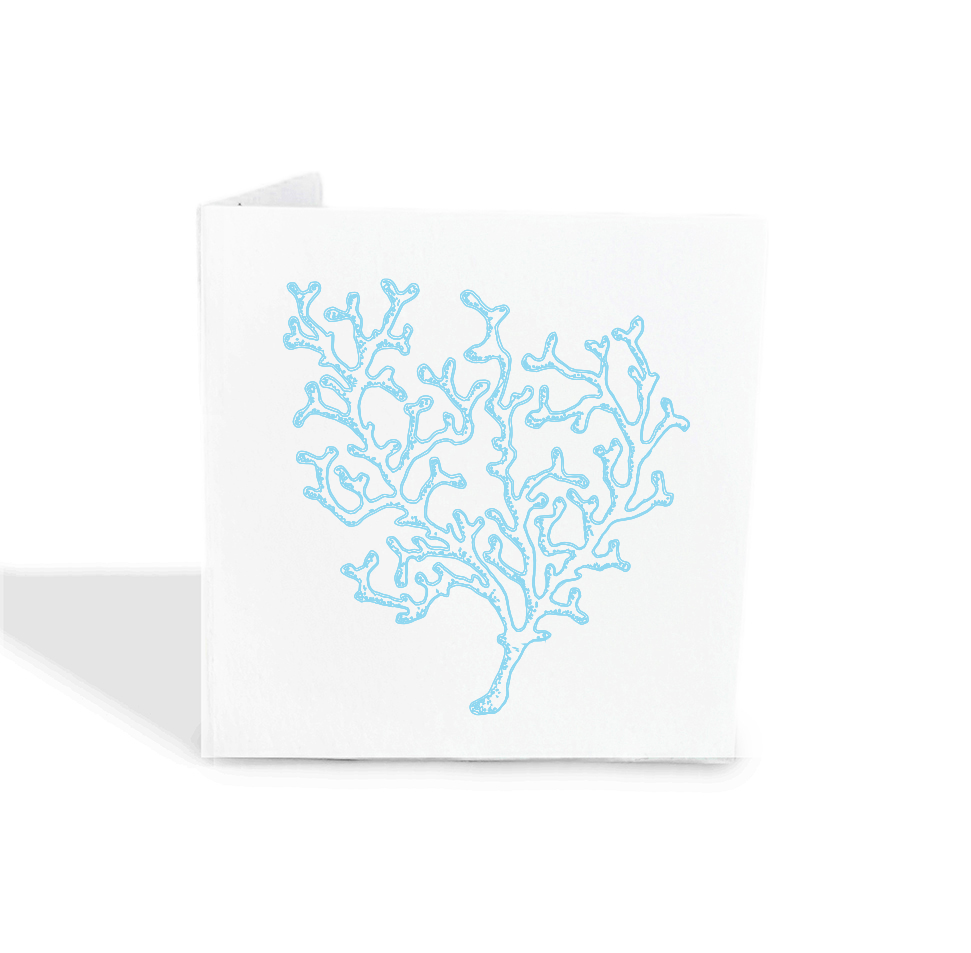 Blue Coral Gift Tags