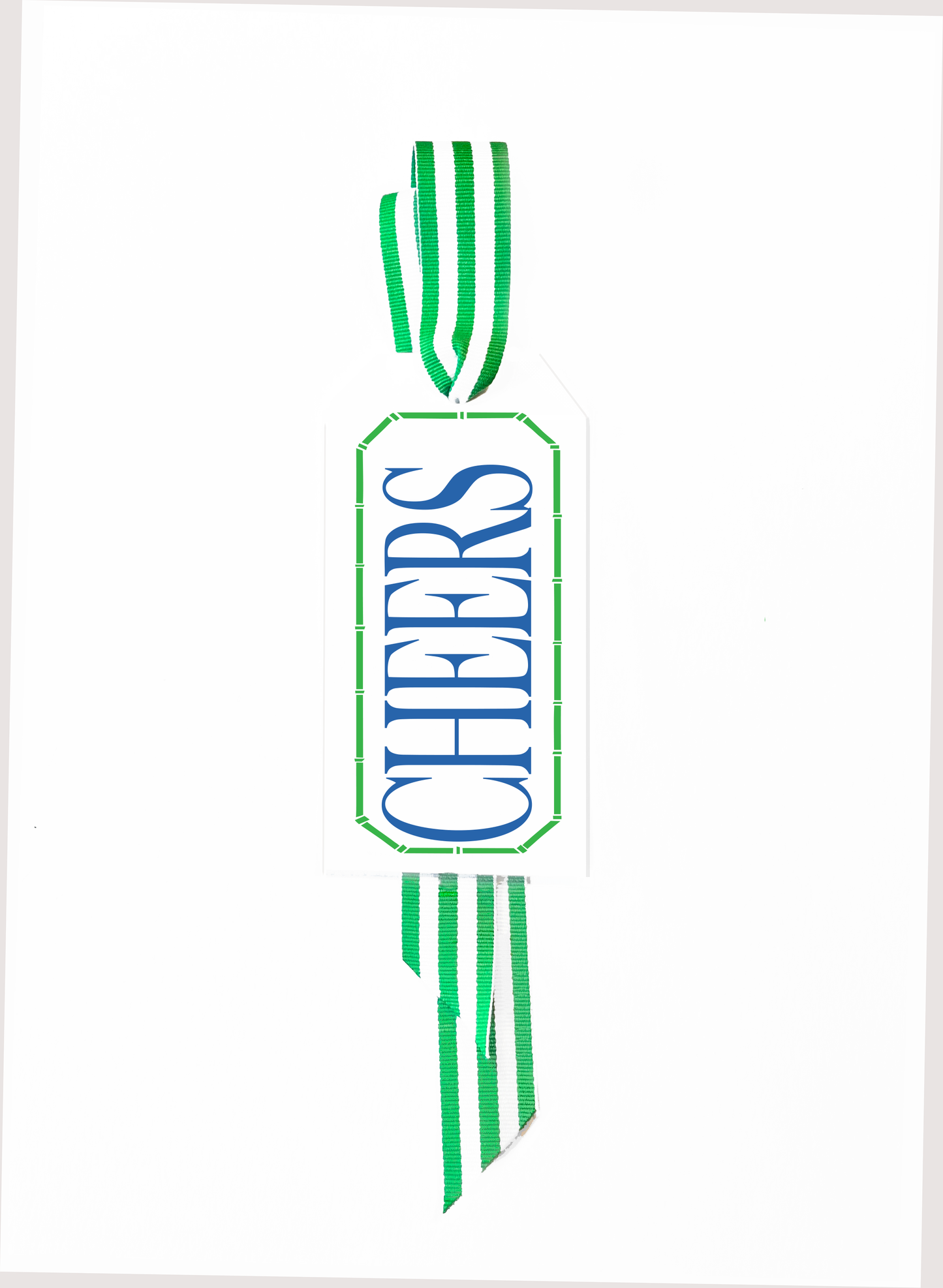CHEERS Kelly Bamboo Bottle Tags
