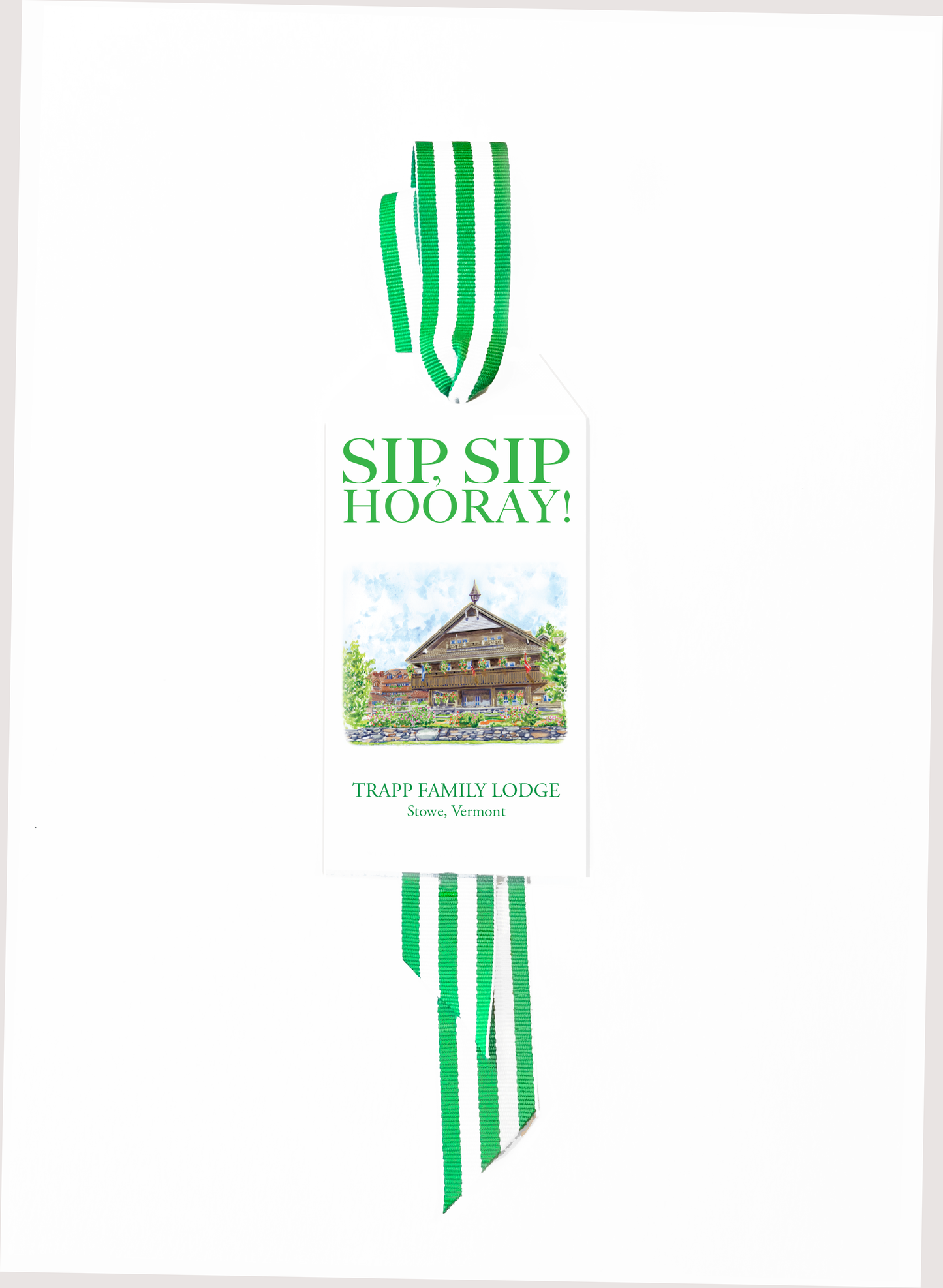 Trapp Family Lodge Bottle Tags