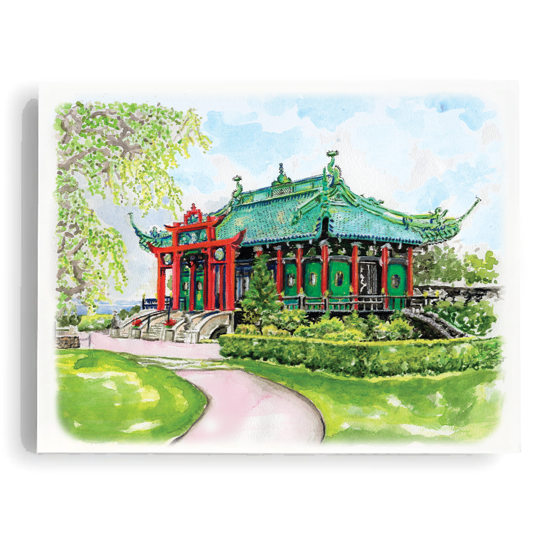 Marble House Tea House Print