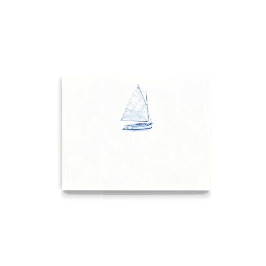 Cat Boat Flat Notecards