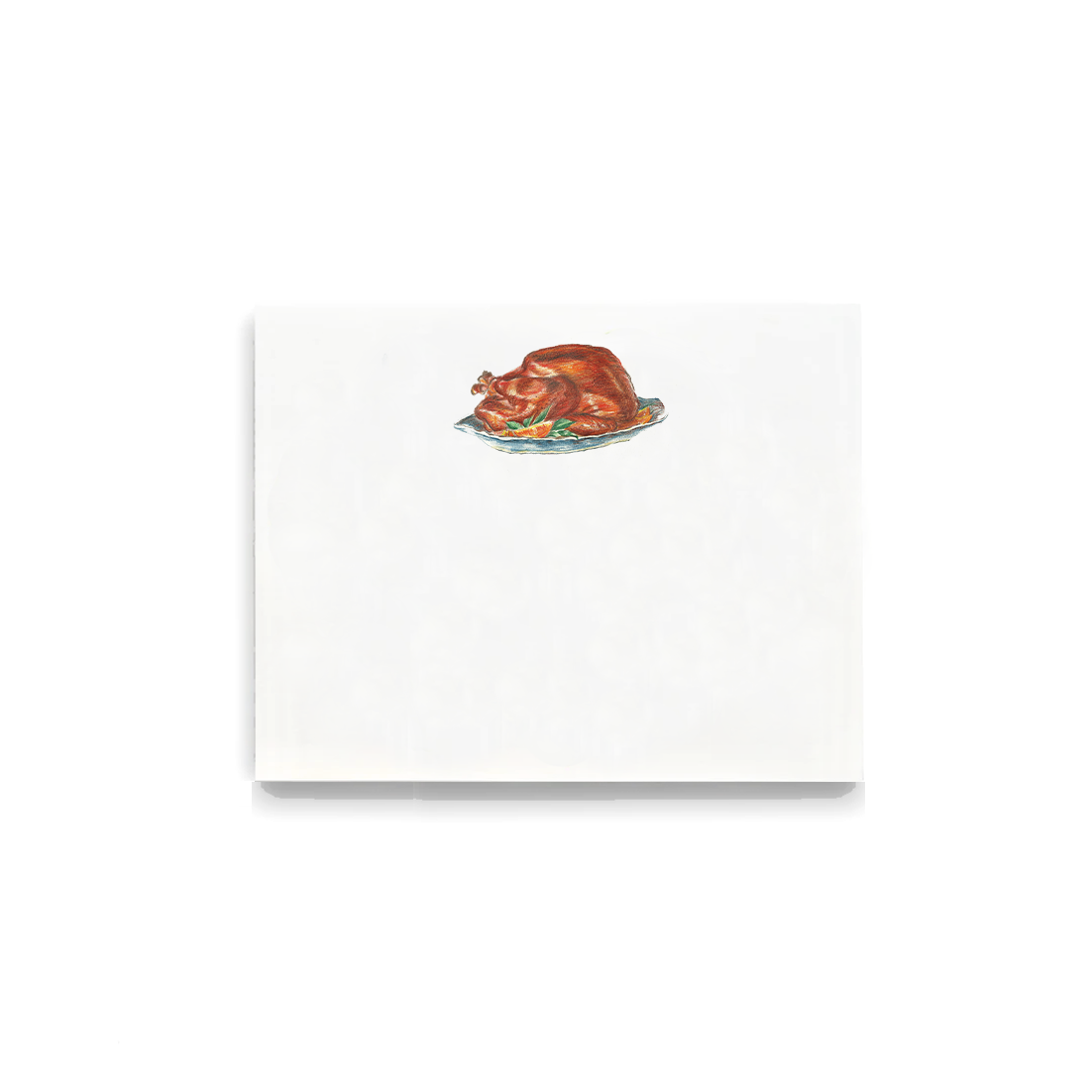 Turkey on a Platter Flat Notecards