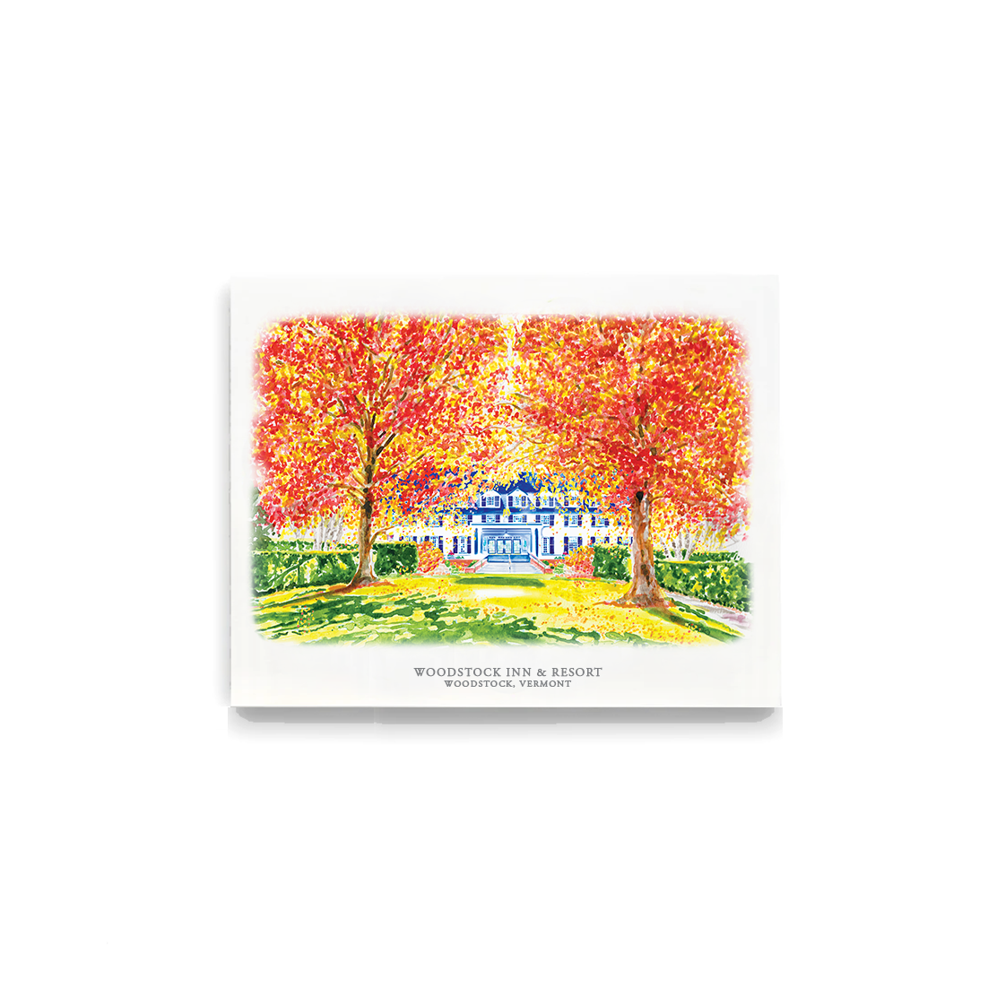 Woodstock Inn in Autumn Notecards