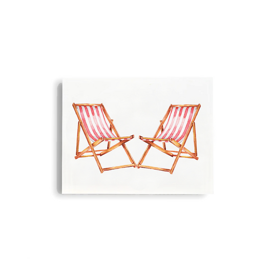 Beach Chairs Notecards