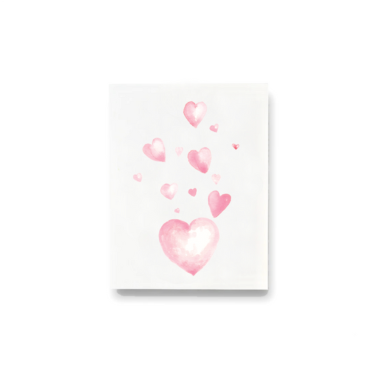 Heart Spray Red Notecards