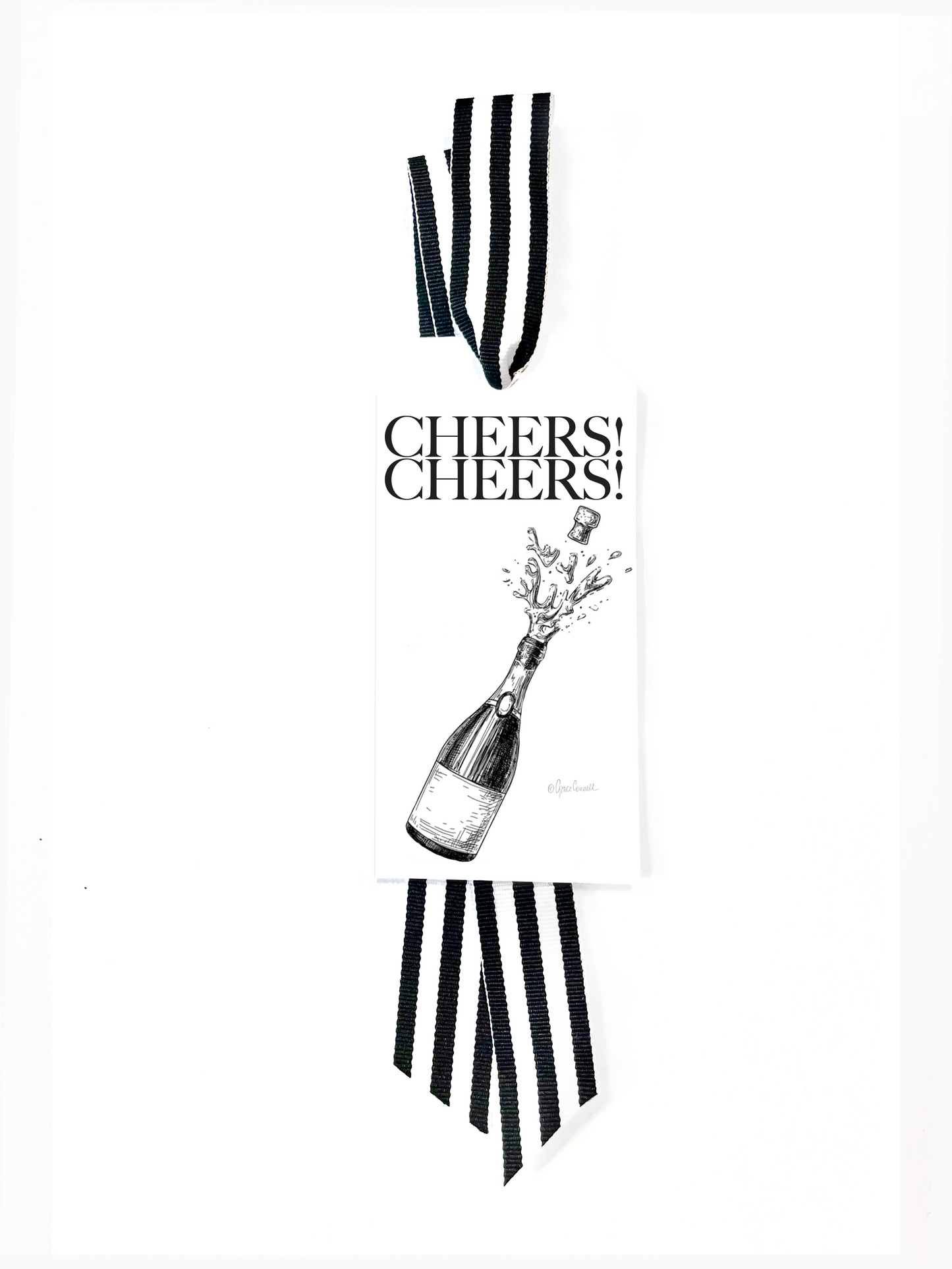 Champagne Bottle Tags