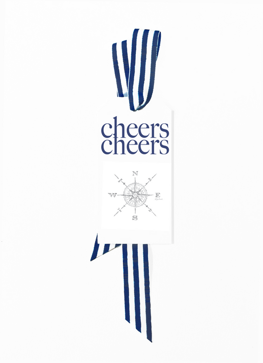 Compass Rose Bottle Tags