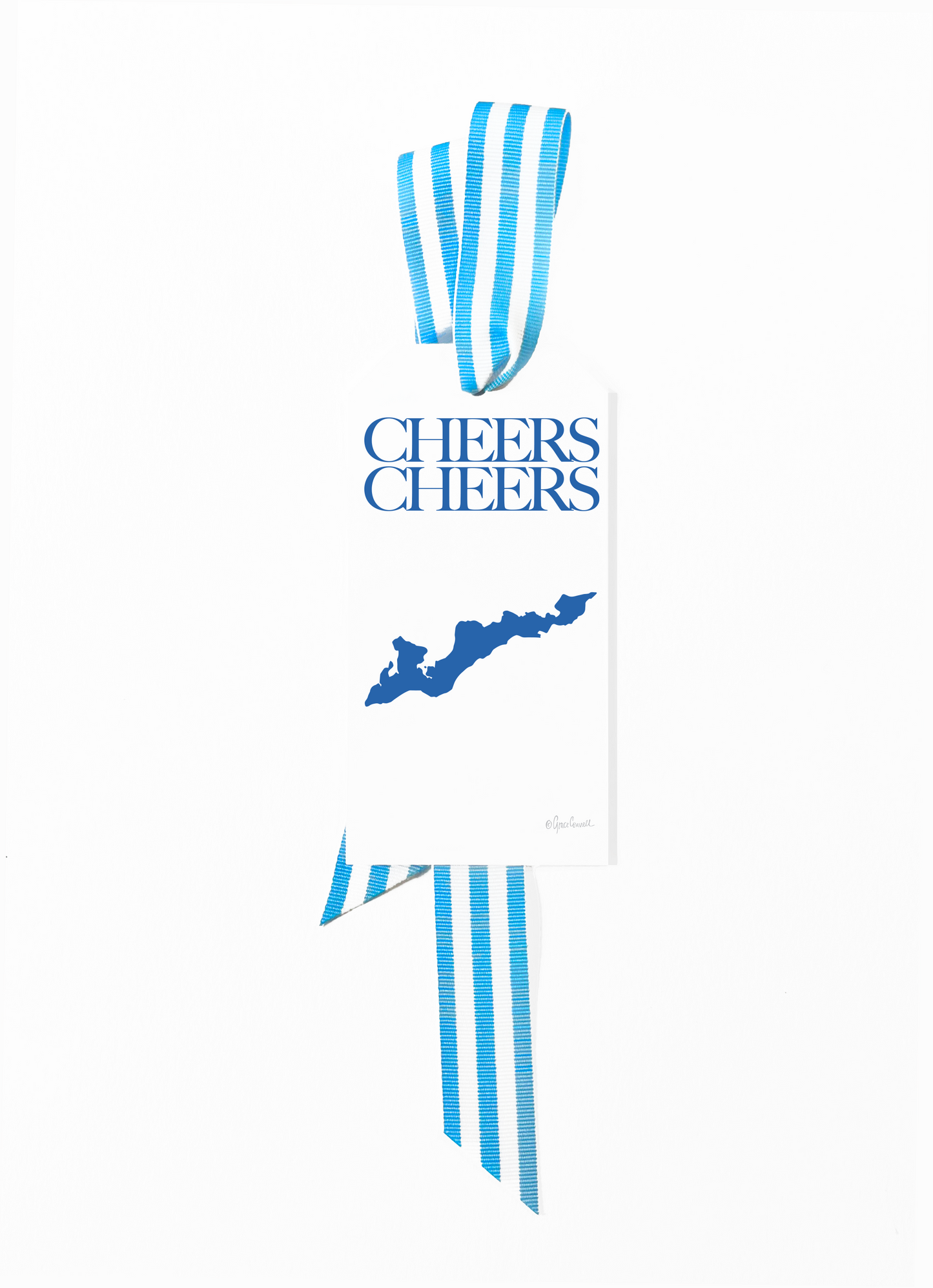 Fishers Island Silhouette Bottle Tags