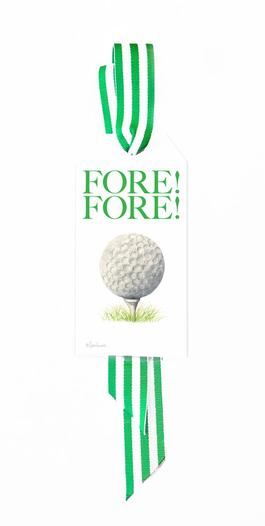 Golf Ball Bottle Tags