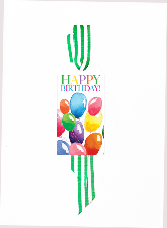 Happy Birthday Bottle Tags