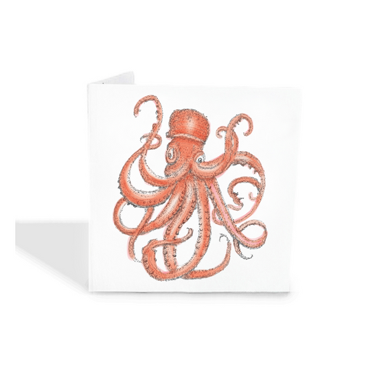 Orange Octo Gift Tags