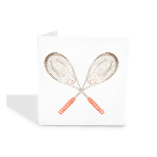 Squash Racquets Gift Tags