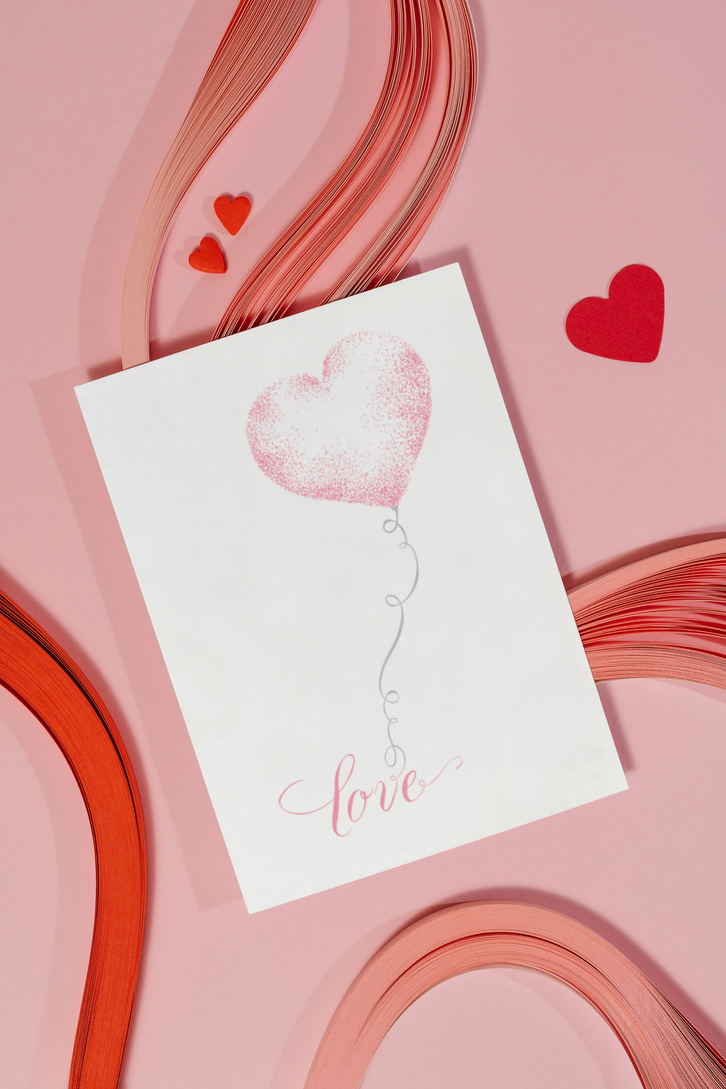 Heart Balloon Notecards