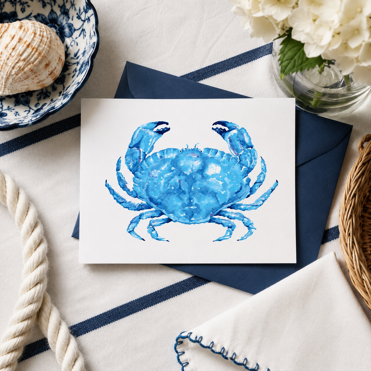 Blue Crab Notecards