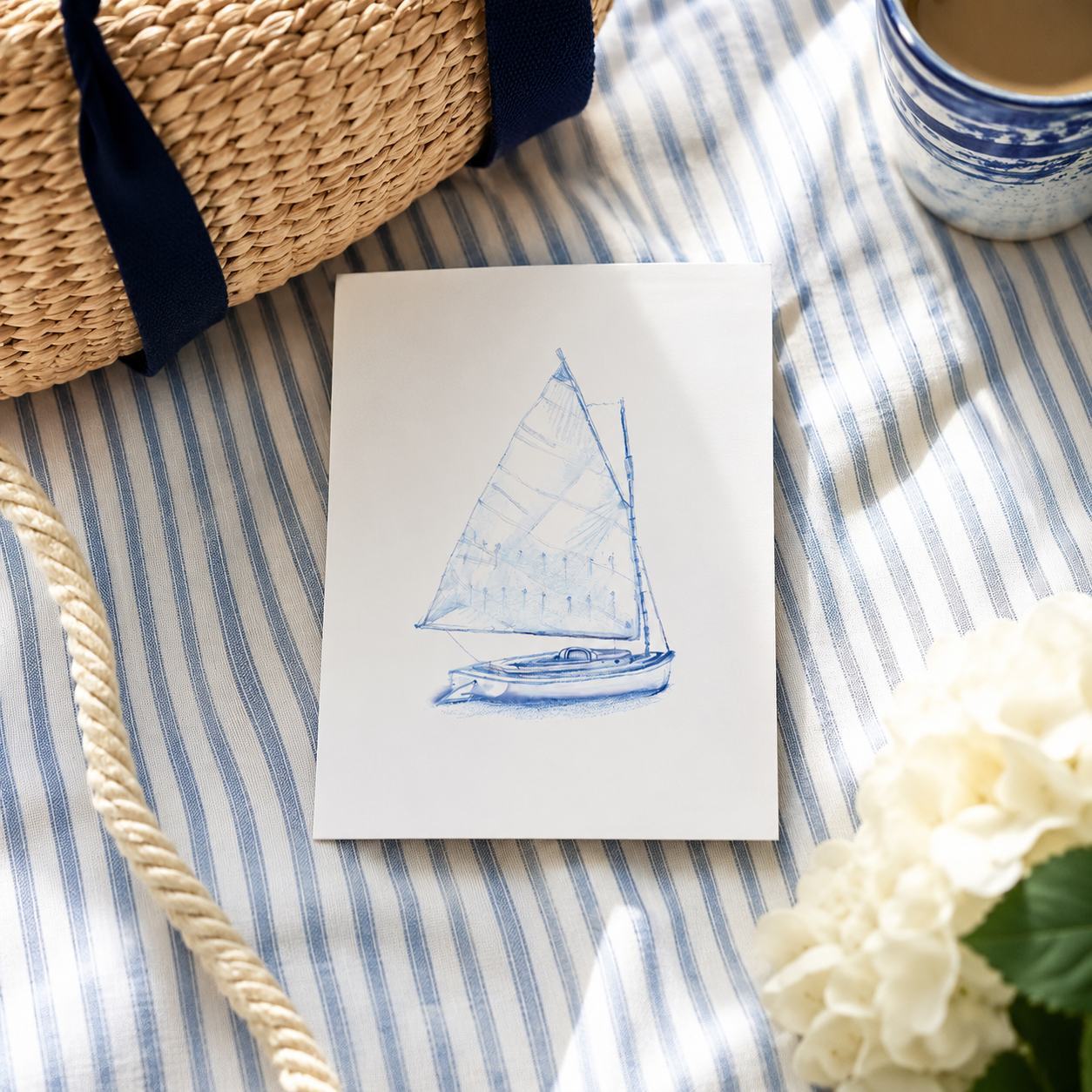 Cat Boat Notecards