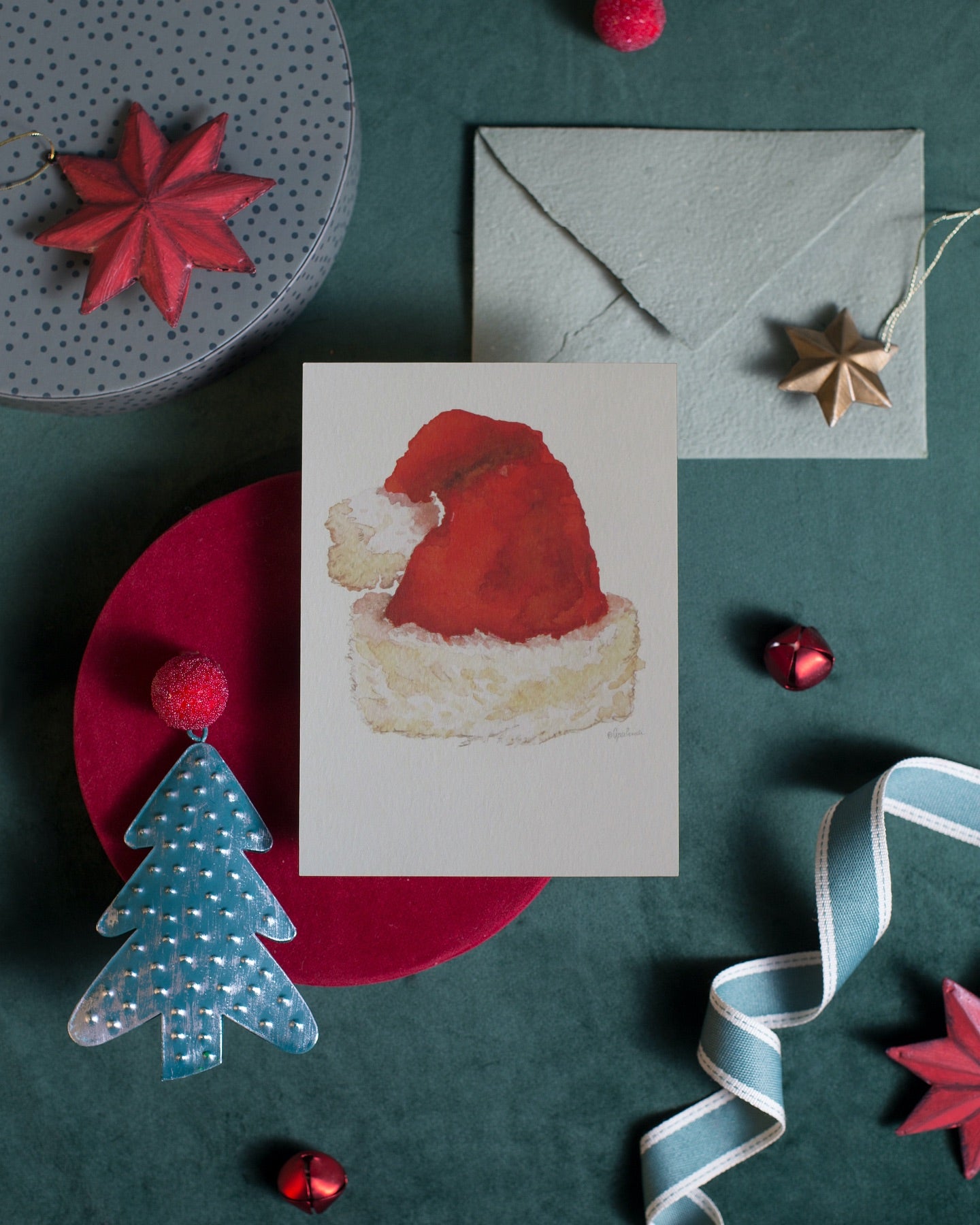 Santa Hat Notecards