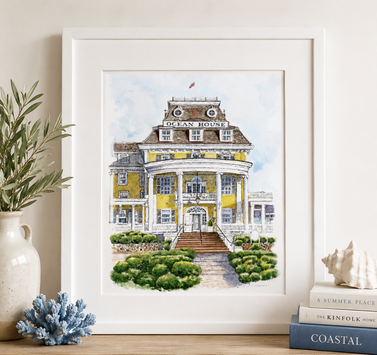 Ocean House Print